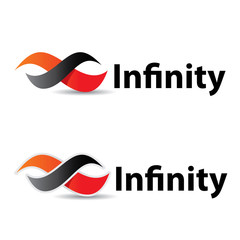 Fototapeta na wymiar vector Limitless symbol icon on white background