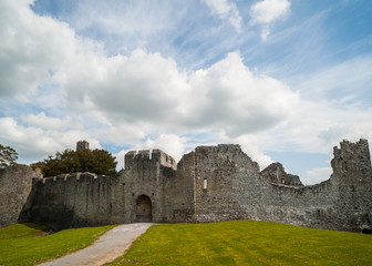 Fototapeta na wymiar Ruins of Adare castle in Ireland