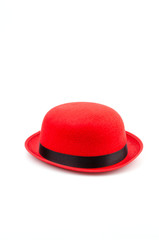 Red hat isolated white background