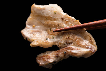 焼肉 barbecue 黒背景