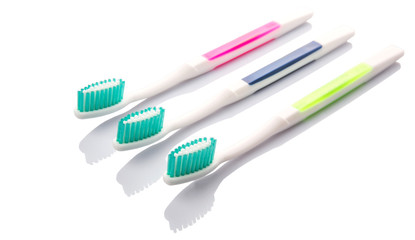 Toothbrush over white background 