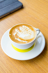 Latte coffee