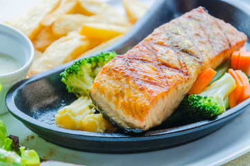 Salmon grilled