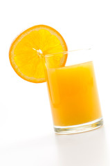 Orange juice glass