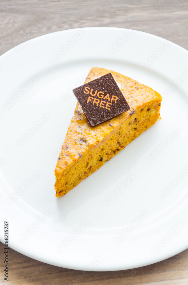 Sticker carrot cake