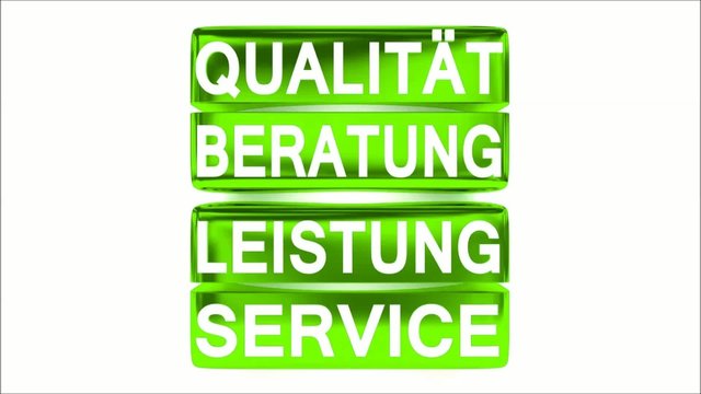 Schild Qualit&auml;t gr&uuml;n