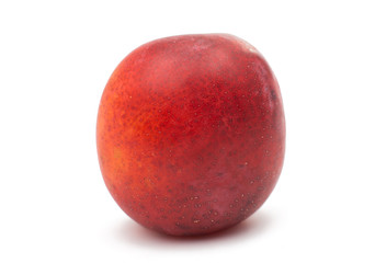 ripe plum isolated