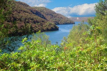 View on Lim Fjord in Istria