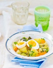 stewed vegetables  with egg