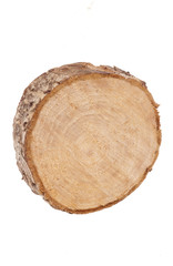 chopped log