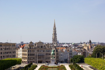 Fototapeta na wymiar The Mount of the Arts in Brussels, Belgium