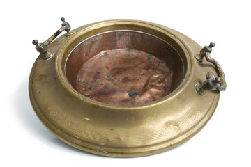 Antique Copper Brazier