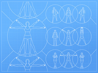Woman Fitness Vector