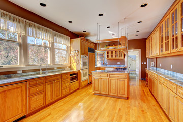 Kitchen room in luxury house