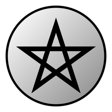 Pentagram button