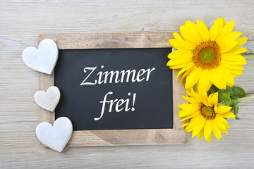 Naklejka premium Zimmer frei!