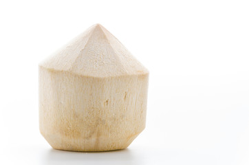 Coconut isolated on white