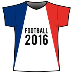 Fan Trikot Football Frankreich 2016