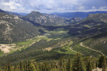Naklejka premium Rocky Mountain National Park In Colorado