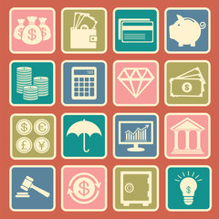 Finance icons