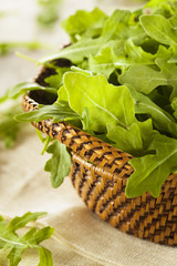 Organic Raw Green Arugula