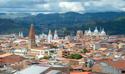Foto op Aluminium uitzicht op de stad Cuenca, Ecuador © alanfalcony