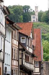 Fachwerkhäuser in der historischen Altstadt