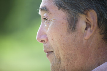 Obraz premium シニアの男性