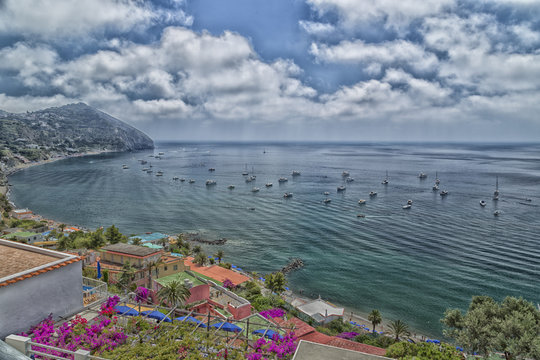 View of Maronti beach in Ischia Island