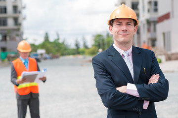 Confident engineer