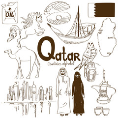 Collection of Qatar icons