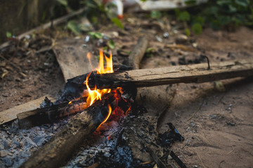 Ignite a fire