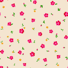 Small flower pattern seamless