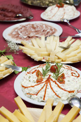 Delicious buffet table