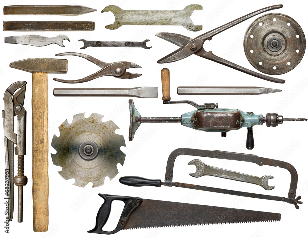 Wall mural Tools