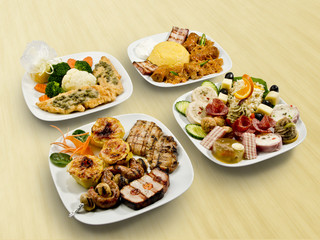 Restaurant event menu