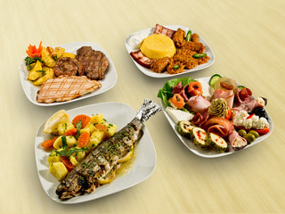 Restaurant event menu