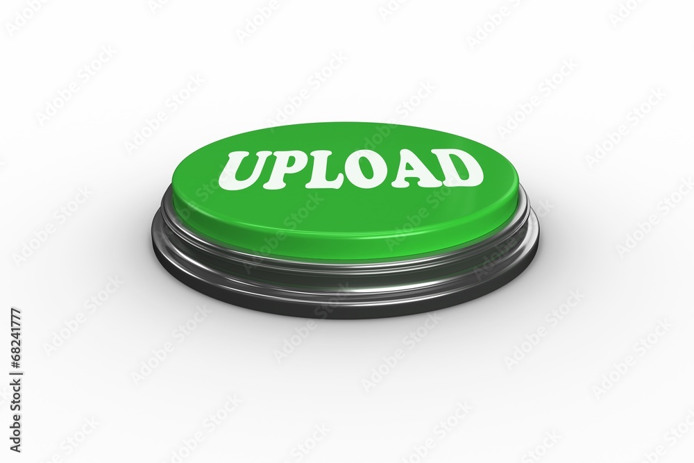 Poster Upload on digitally generated green push button