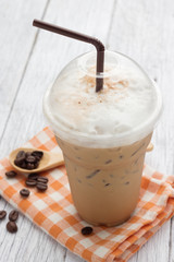 .iced blended frappucino