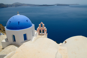 Chapelle à Santorin