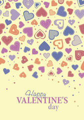 Happy Valentine's Day lettering