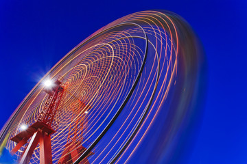 Sydney Ferry Wheel spin sky