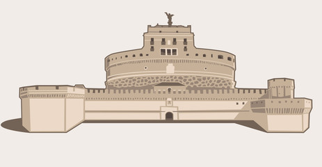 Naklejka premium Castel Sant'Angelo