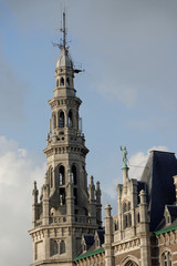 Fototapeta na wymiar Antwerpen Loodsgebouw