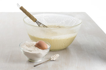 Preparation de la pate a crepe