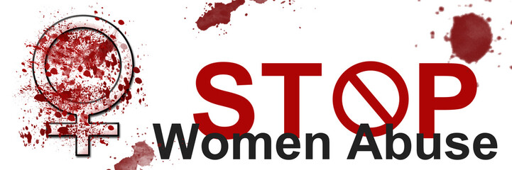 Stop Women Abuse Banner