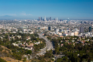 Naklejka na ściany i meble View Over LA