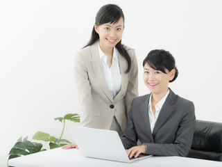 ビジネスウーマン・二人