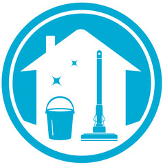 cleaning house icon