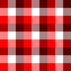Red  Seamless Tartan Plaid